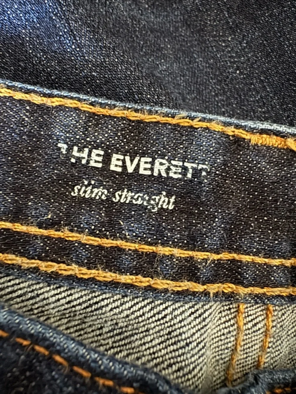 Ag Adriano Goldschmied The Everett Slim Straight Jeans in Dark Blue